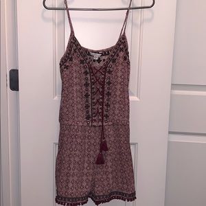 American Eagle patterned romper